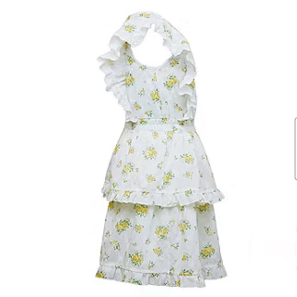 Knit Works Sleeveless Ruffle A-Line Dress, Big Girl's Size16.5 Plus Yellow Rose - Picture 8 of 12